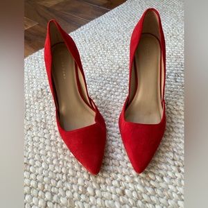 Trina Turk Red Pumps- EUC